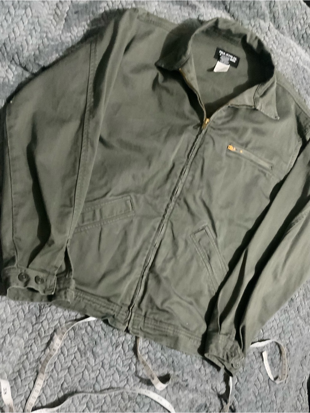 Polo by Ralph Lauren Olive Green Military Zip Field Jacket